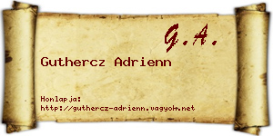 Guthercz Adrienn névjegykártya