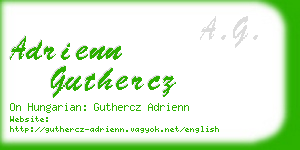 adrienn guthercz business card